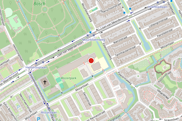 Brandweer-melding op Robert Stolzplantsoen, Den Haag op 25 juni, kaart-overzicht