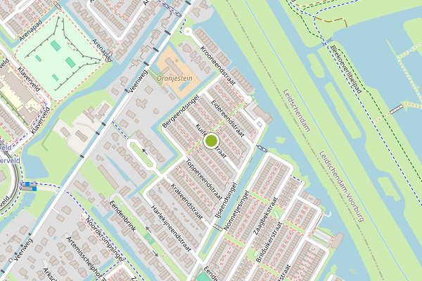 Ambulance-melding op Kuifeendstraat, Den Haag op 25 juni, kaart-overzicht