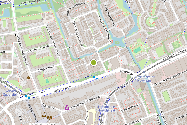 Ambulance-melding op Charlie Parkerstraat, Den Haag op 26 juni, kaart-overzicht