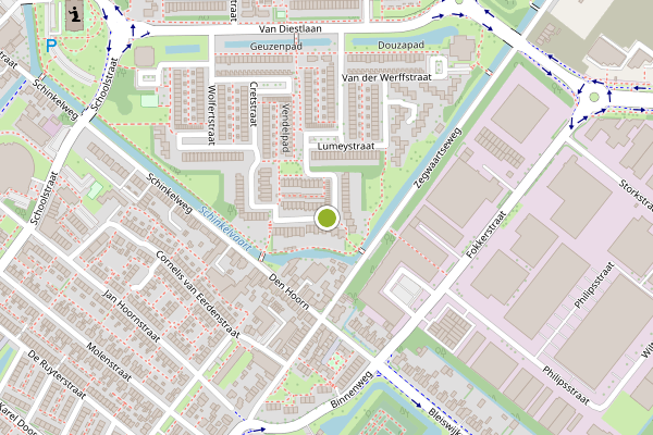 Ambulance-melding op Van Boisotring, Zoetermeer op 26 juni, kaart-overzicht