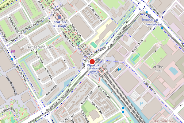 Brandweer-melding op Generaal Eisenhowerplein, Rijswijk op 26 juni, kaart-overzicht
