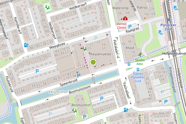 Ambulance-melding op Hoefbladplein, Pijnacker op 26 juni, kaart-overzicht