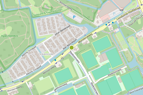 Ambulance-melding op Monsterseweg, Den Haag op 26 juni, kaart-overzicht