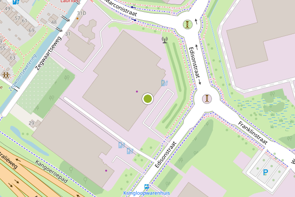 Ambulance-melding op Edisonstraat, Zoetermeer op 26 juni, kaart-overzicht