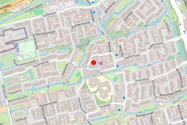 Brandweer-melding op Fretstraat, Delft op 26 juni, kaart-overzicht