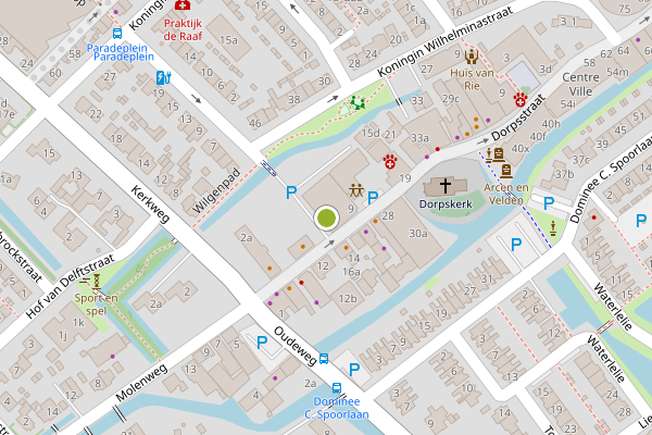 Ambulance-melding op Dorpsstraat, Nootdorp op 27 juni, kaart-overzicht