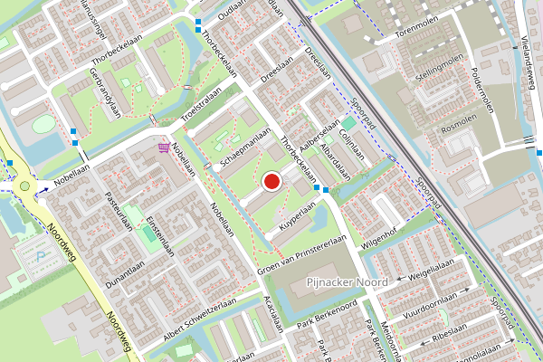 Brandweer-melding op Lohmanlaan, Pijnacker op 27 juni, kaart-overzicht