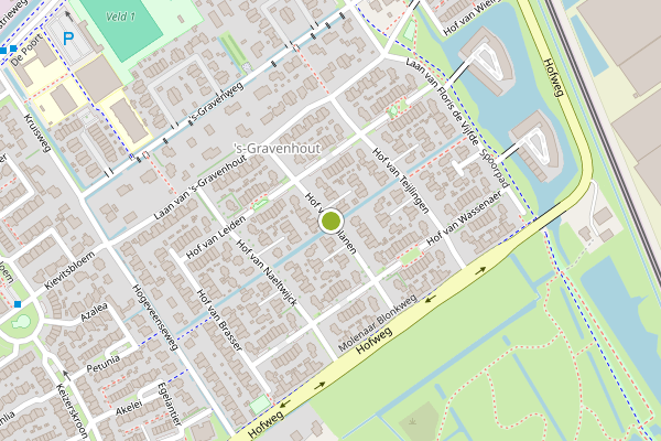 Ambulance-melding op Hof van Polanen, Nootdorp op 27 juni, kaart-overzicht