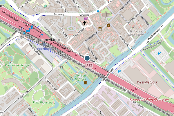 Politie-melding op Huijgensstraat, Voorburg op 26 juni, kaart-overzicht