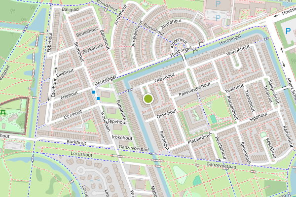Ambulance-melding op Okanhout, Zoetermeer op 26 juni, kaart-overzicht