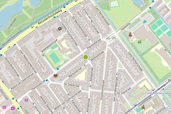 Ambulance-melding op Cornelis Houtmanstraat, Den Haag op 27 juni, kaart-overzicht