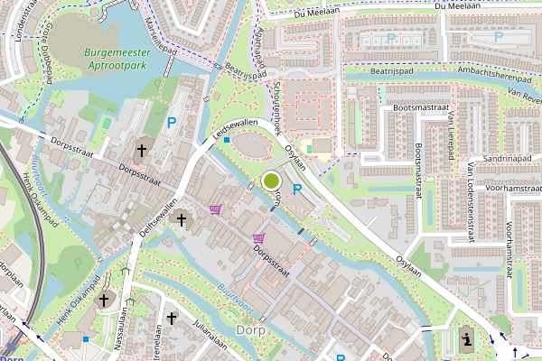 Ambulance-melding op Achterom, Zoetermeer op 27 juni, kaart-overzicht