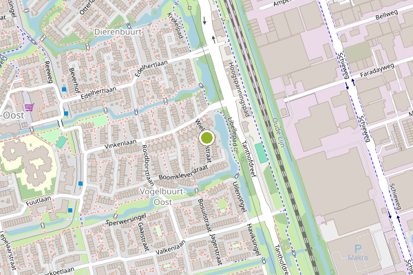 Ambulance-melding op Wielewaalstraat, Delft op 27 juni, kaart-overzicht