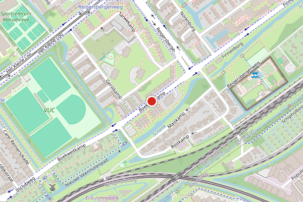 Brandweer-melding op Boekweitkamp, Den Haag op 27 juni, kaart-overzicht