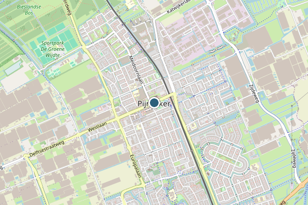 Politie-melding op Pijnacker op 27 juni, kaart-overzicht