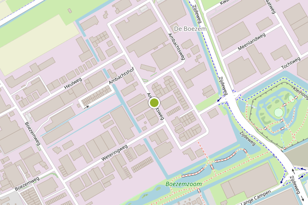 Ambulance-melding op Ambachtsweg, Pijnacker op 27 juni, kaart-overzicht