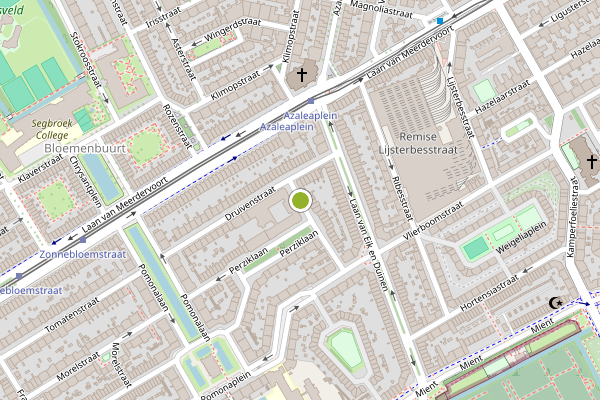 Ambulance-melding op Kruisbessenstraat, Den Haag op 27 juni, kaart-overzicht